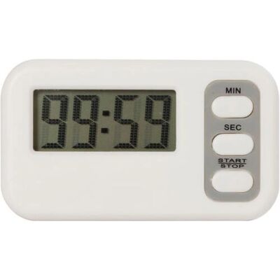 Velleman TIMER10N - Temporizador elétrico - Prata, Branco Velleman TIMER10N - Temporizador elétrico - Prata, Branco