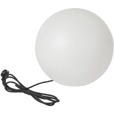Bola de Luz Blanca Perel para Jardín - con Piquete de Tierra Bola de Luz Blanca Perel para Jardín - con Piquete de Tierra