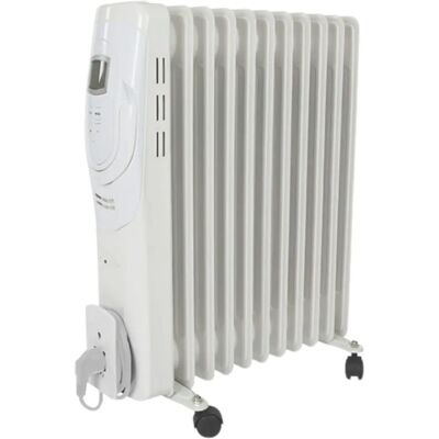 Perel 2500W Olieradiator - 11 Ribben - LCD Display Perel 2500W Olieradiator - 11 Ribben - LCD Display