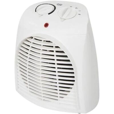 Perel Ventilatorkachel - 2000 W, Wit, Twee warmtestanden - Ventilatorverwarming Perel Ventilatorkachel - 2000 W, Wit, Twee warmtestanden - Ventilatorverwarming