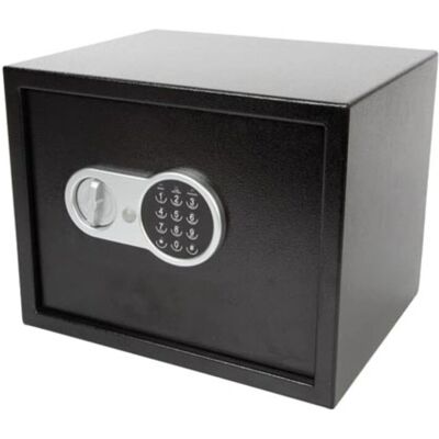 Perel Elektronisch Kluisje - 27 L - Zwart Perel Elektronisch Kluisje - 27 L - Zwart
