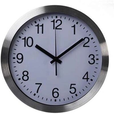 Velleman Aluminum Wall Clock - Ø 30 Cm Velleman Aluminum Wall Clock - Ø 30 Cm