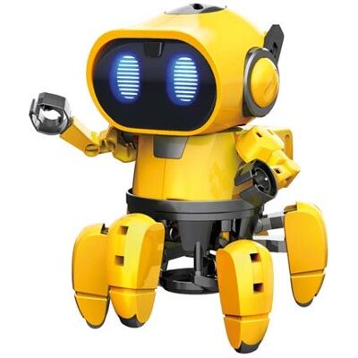 Velleman KSR18 - Kit Robot Educativo - Giallo e Nero Velleman KSR18 - Kit Robot Educativo - Giallo e Nero