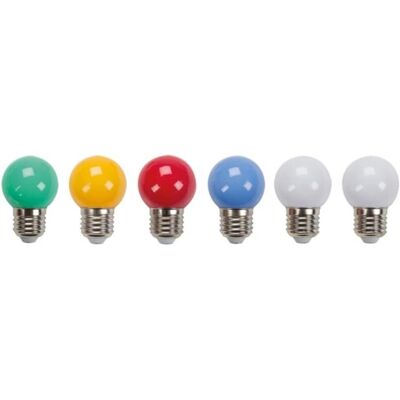 HQ Power Set mit 6 LED-Lampen - Mehrfarbig HQ Power Set mit 6 LED-Lampen - Mehrfarbig