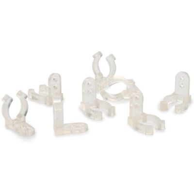 HQ Power HQ-Power Transparante montageclips für lichtslangen und led-lichtslangen, set 20 HQ Power HQ-Power Transparante montageclips für lichtslangen und led-lichtslangen, set 20