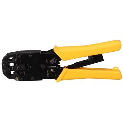 Velleman VTM468PN Kabelzange - Crimpwerkzeug - Schwarz, Gelb Velleman VTM468PN Kabelzange - Crimpwerkzeug - Schwarz, Gelb