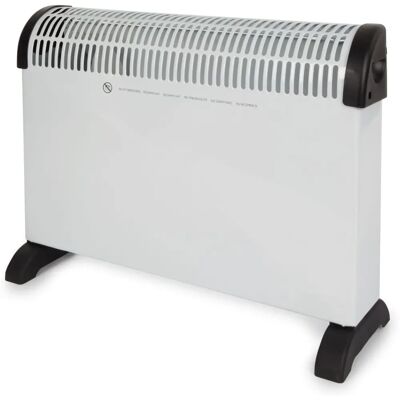 Perel Wit 2000W Convector - Radiator met 3 Warmte-instellingen Perel Wit 2000W Convector - Radiator met 3 Warmte-instellingen
