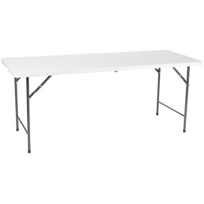Perel Witte Opvouwbare Buiten Tafel - Tafel Perel Witte Opvouwbare Buiten Tafel - Tafel