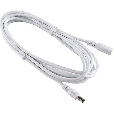 Velleman Velleman Câble d'extension d'alimentation DC - 2M - Blanc - Publicité Velleman Velleman Câble d'extension d'alimentation DC - 2M - Blanc - Publicité