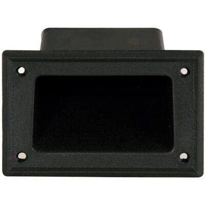 Manípulo HQ Power para alto-falante - 137x87mm Plástico Preto Manípulo HQ Power para alto-falante - 137x87mm Plástico Preto