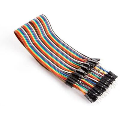 Whadda WPA413 40-Pin Jumper Wire - Multicolour - 30cm Whadda WPA413 40-Pin Jumper Wire - Multicolour - 30cm