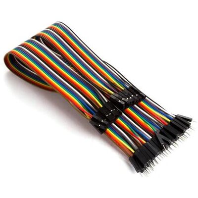 Whadda WPA428 40-Pin Jumper Wire - 15cm Multicolour Whadda WPA428 40-Pin Jumper Wire - 15cm Multicolour