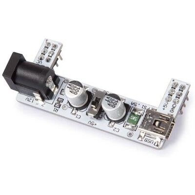 Accessorio per Scheda di Sviluppo Whadda WPM424 - Modulo di Alimentazione - Nero e Bianco Accessorio per Scheda di Sviluppo Whadda WPM424 - Modulo di Alimentazione - Nero e Bianco