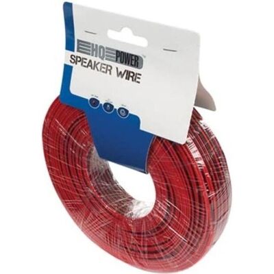 Cavo Altoparlanti HQ Power - 100m OFC Rosso/Nero Cavo Altoparlanti HQ Power - 100m OFC Rosso/Nero