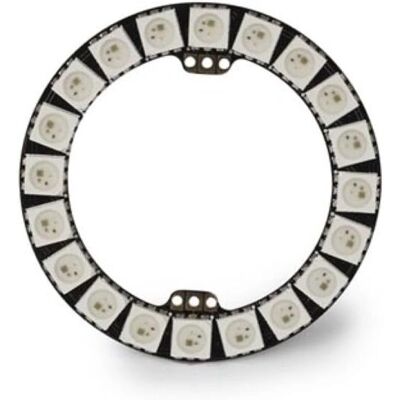 Whadda Brightdot Mitt-Ring - Schwarz - LED-Modul Whadda Brightdot Mitt-Ring - Schwarz - LED-Modul