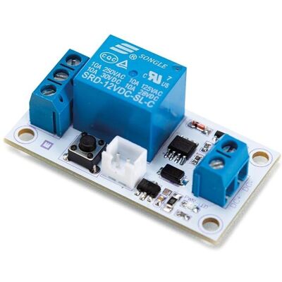 Velleman Velleman 1-Kanal Verriegelungs-Relaismodul - Relaismodul - 12 V Velleman Velleman 1-Kanal Verriegelungs-Relaismodul - Relaismodul - 12 V
