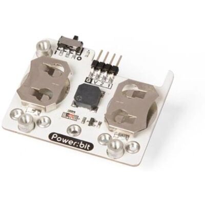 Whadda Power Modul für micro:bit - Erweiterungskarte - Weiß Whadda Power Modul für micro:bit - Erweiterungskarte - Weiß