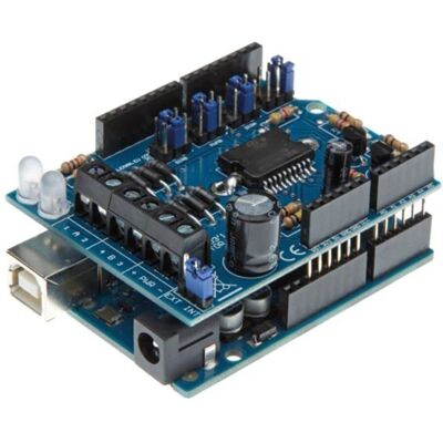 Scudo motore e alimentazione Whadda per Arduino - 2 canali - Blu Scudo motore e alimentazione Whadda per Arduino - 2 canali - Blu