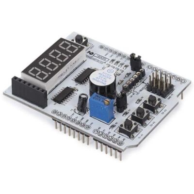 Velleman Multi-Funktions-Deck-Erweiterungsboard für Arduino - Erweiterungsboard mit Mehrfunktionalität Velleman Multi-Funktions-Deck-Erweiterungsboard für Arduino - Erweiterungsboard mit Mehrfunktionalität