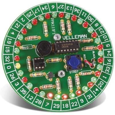 Whadda WSG119 Electronic Roulette Kit - 37 LEDs, Sound Whadda WSG119 Electronic Roulette Kit - 37 LEDs, Sound