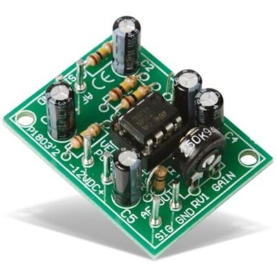 Velleman Preamp Kit - Compact Mono Preamplifier for Audio Velleman Preamp Kit - Compact Mono Preamplifier for Audio