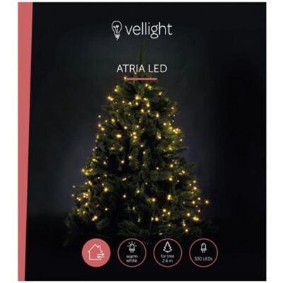 Velleman Atria Bomenlicht - 330 LEDs - Warm Wit - Groene Draad - 24V Velleman Atria Bomenlicht - 330 LEDs - Warm Wit - Groene Draad - 24V