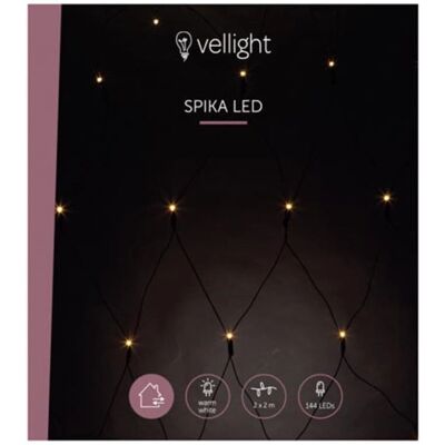 Velleman V-SPI-2X2-S-24V-UW-BW - 144 LEDs, 2m, Warm Wit - Lichtketting Velleman V-SPI-2X2-S-24V-UW-BW - 144 LEDs, 2m, Warm Wit - Lichtketting
