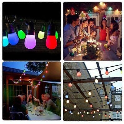 Vellight RGBW LED Girlande - 15 M - Smart - Outdoor Vellight RGBW LED Girlande - 15 M - Smart - Outdoor
