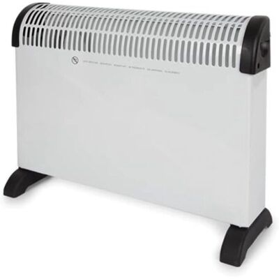 Calentador de convector Perel - 2000W, 3 Configuraciones, Ventilador Turbo, Temporizador - Calefactor Calentador de convector Perel - 2000W, 3 Configuraciones, Ventilador Turbo, Temporizador - Calefactor