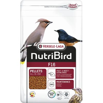 Versele-Laga NutriBird F16 Alimento para Pássaros - Dieta equilibrada insetívora e frugívora Versele-Laga NutriBird F16 Alimento para Pássaros - Dieta equilibrada insetívora e frugívora