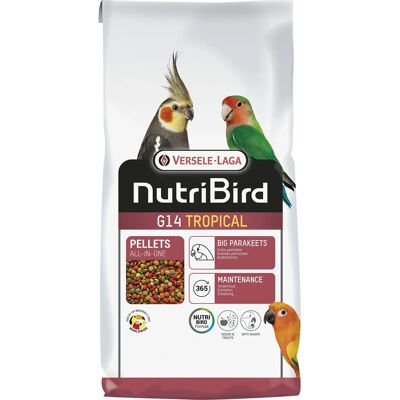 Versele-Laga Nutribird G14 Aves Tropicais - Ração para Aves Versele-Laga Nutribird G14 Aves Tropicais - Ração para Aves