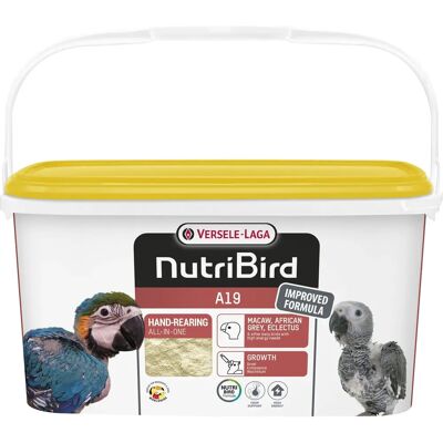 Versele-Laga Handuppfödning för papegojor - Nutribird A19 3Kg Versele-Laga Handuppfödning för papegojor - Nutribird A19 3Kg