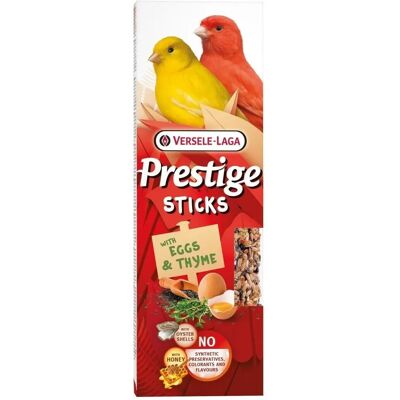 Prestige Sticks fra Versele Laga med egg og timian - Fuglemat Prestige Sticks fra Versele Laga med egg og timian - Fuglemat