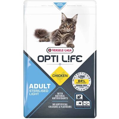 VERSELE-LAGA Opti Life Cat Sterilized/Light 1 kg - Kattsfoder VERSELE-LAGA Opti Life Cat Sterilized/Light 1 kg - Kattsfoder