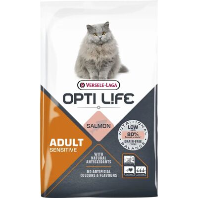 Versele-Laga OPTI LIFE Vuxen känslig lax - Kattmat Versele-Laga OPTI LIFE Vuxen känslig lax - Kattmat
