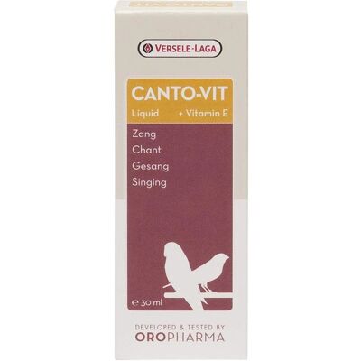 VERSELE-LAGA Oropharma Canto-Vit Vloeibaar - Voedingssupplement voor Kanaries VERSELE-LAGA Oropharma Canto-Vit Vloeibaar - Voedingssupplement voor Kanaries