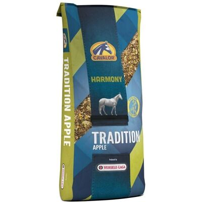 Cavalor Tradition Pomme - Nourriture pour chevaux - Publicité Cavalor Tradition Pomme - Nourriture pour chevaux - Publicité