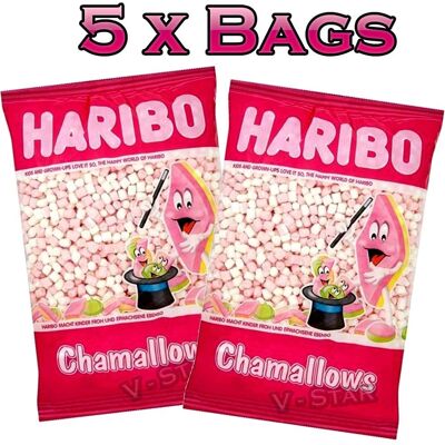 Haribo Mini Pink White Marshmallows - 1kg Haribo Mini Pink White Marshmallows - 1kg