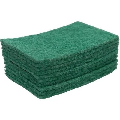 NICOLS Modèle 500945 - Tampon abrasif vert - Paquet de 10 - Publicité NICOLS Modèle 500945 - Tampon abrasif vert - Paquet de 10 - Publicité