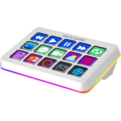 Fifine Ampligame D6 Stream Controller - Streaming Deck - Weiß Fifine Ampligame D6 Stream Controller - Streaming Deck - Weiß