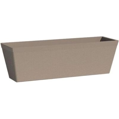 Jardinière GARDEN ID Impact Taupe 50x16x16cm - Pot de fleurs - Publicité Jardinière GARDEN ID Impact Taupe 50x16x16cm - Pot de fleurs - Publicité