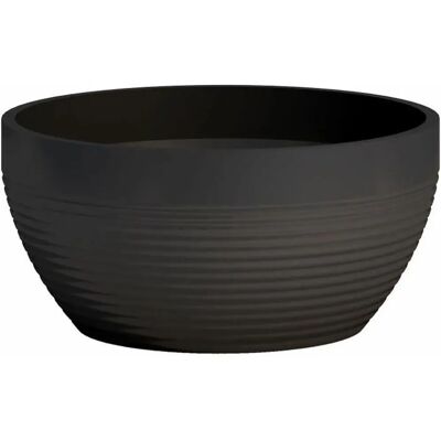 Pot de Jardin ID Black 25x12cm - Résistant aux UV - Recyclé - Publicité Pot de Jardin ID Black 25x12cm - Résistant aux UV - Recyclé - Publicité