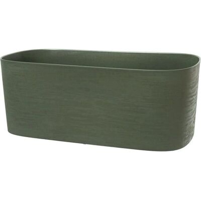 Garden ID Respect Vert de gris - Jardinère XL avec réserve d'eau - 80 x 38 cm - Recyclable - Publicité Garden ID Respect Vert de gris - Jardinère XL avec réserve d'eau - 80 x 38 cm - Recyclable - Publicité