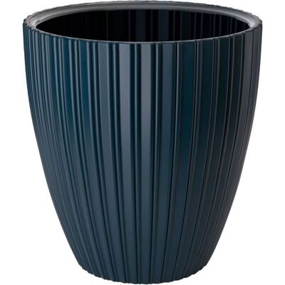 Pot de fleurs Garden ID Fancy Bleu Pétrole - Résistant - Publicité Pot de fleurs Garden ID Fancy Bleu Pétrole - Résistant - Publicité