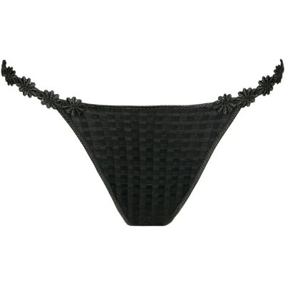 Marie Jo Avero String - Niedrige Taille, Schwarz, Blumen - String Marie Jo Avero String - Niedrige Taille, Schwarz, Blumen - String