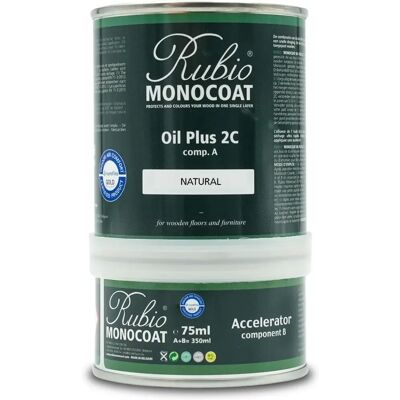 Ensemble d'Huile Rubio Monocoat 2C Naturel - Huile pour Bois - Publicité Ensemble d'Huile Rubio Monocoat 2C Naturel - Huile pour Bois - Publicité
