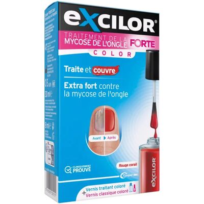 Excilor Forte Color Red Nagelpilz Behandlung - Antimykotisch & Ästhetisch Excilor Forte Color Red Nagelpilz Behandlung - Antimykotisch & Ästhetisch