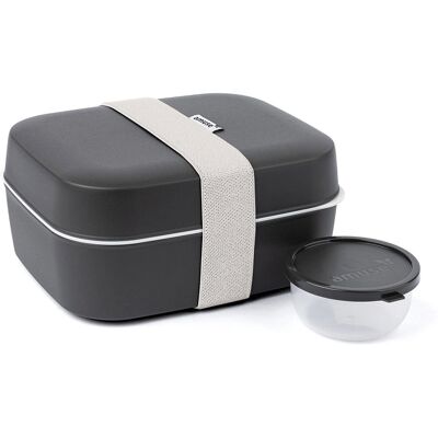 Amuse Lunchbox 3-in-1 CHARCOAL - Lunchbox Amuse Lunchbox 3-in-1 CHARCOAL - Lunchbox