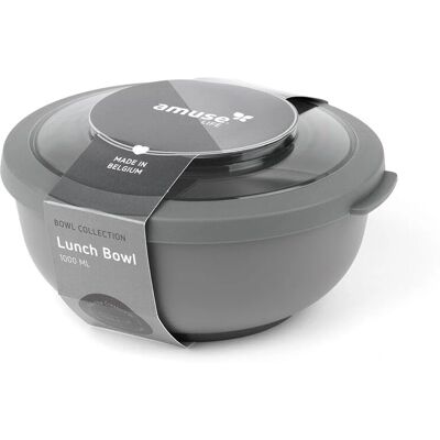 Amuse Grey Lunchbox - 1000ml Food Container Amuse Grey Lunchbox - 1000ml Food Container