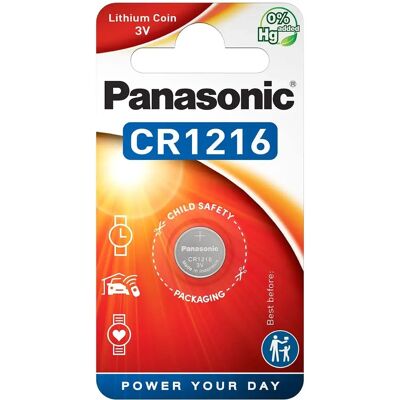 Panasonic CR1216 Lithium Batterie - Batterie Panasonic CR1216 Lithium Batterie - Batterie